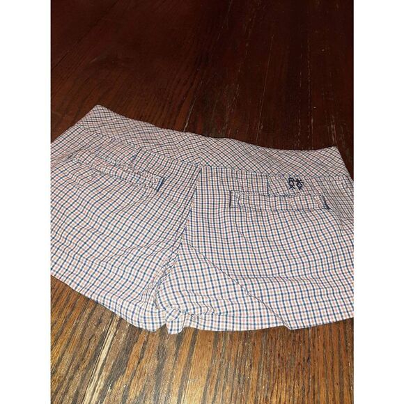 Juniors Jr Size 3 Roxy Booty Shorts Short Orange Blue White with Pockets - Picture 3 of 3